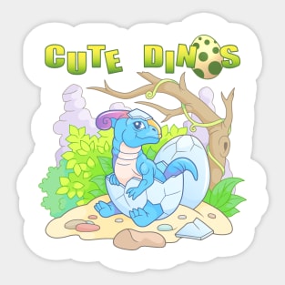little cute dinosaur Sticker